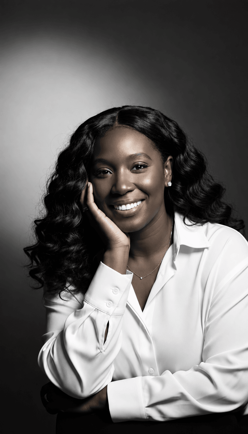 Portrait of Tysha, founder of Presnce.